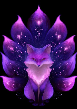 Nine-tailed Fox Digital Art