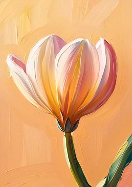 Single Tulip Tangerine Blossom