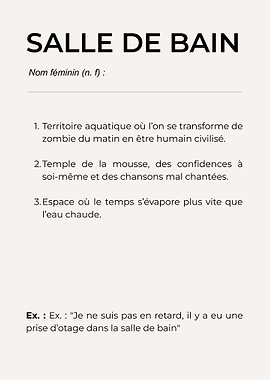 Salle de Bain Definition