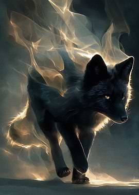 Ethereal Black Fox