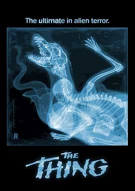 The Thing X-Ray Poster