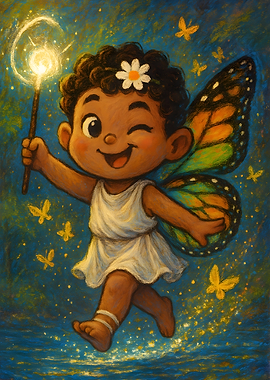 Winking Stardust Pixie