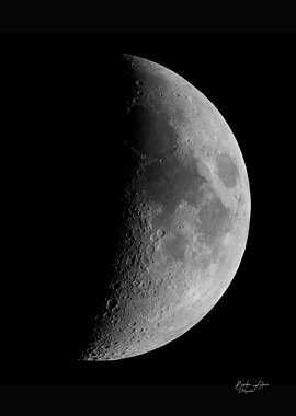 Detailed Half Moon Photography