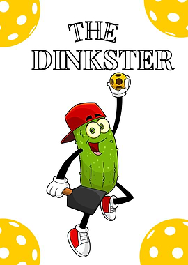 The Dinkster Pickleball Cartoon