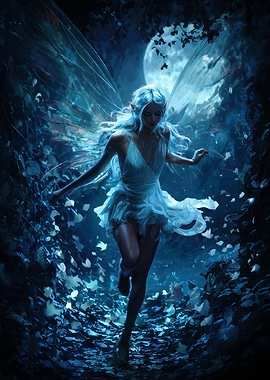Ethereal Fairy in Moonlight