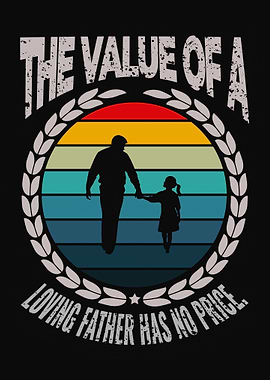 Father and Daughter Silhouette