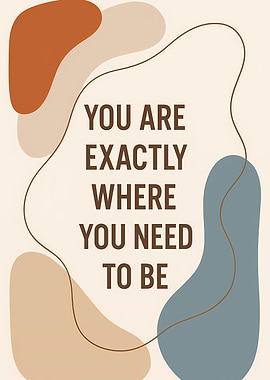 Inspirational Abstract Art Print