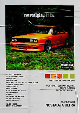 Frank Ocean Nostalgia Ultra Album Cover