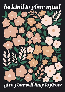 Kind Mind Floral Art