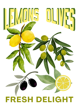 Lemons and Olives Fresh Delight