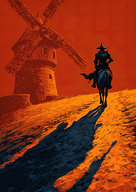 Don Quixote and the Windmill