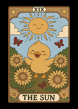 Duck Tarot - The Sun