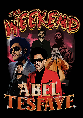 The Weeknd - Abel Tesfaye Collage