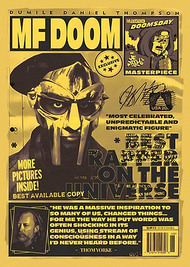 MF DOOM 'Rapper on the Universe' Art