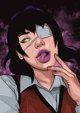 Anime Girl with Eye Patch