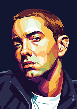 Eminem Portrait Pop Art