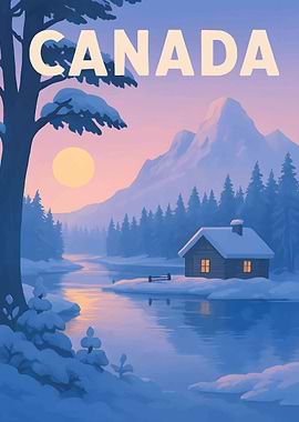 Canada Winter Landscape