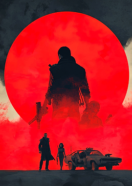 Post-Apocalyptic Red Moon