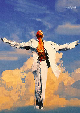 Abstract Figure with Open Arms