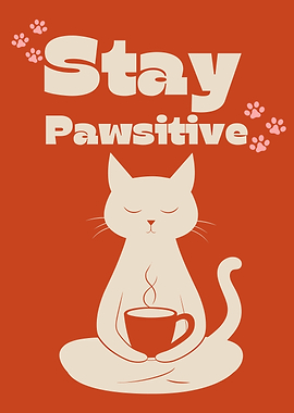 Stay Pawsitive Cat Meditation