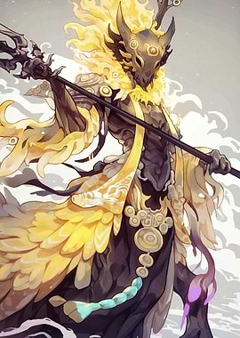 Mystical Warrior Staff Mask