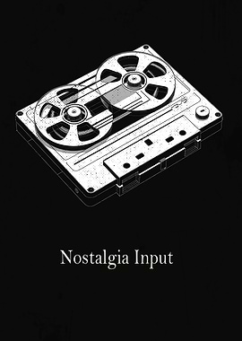 Retro Cassette Tape Nostalgia Input