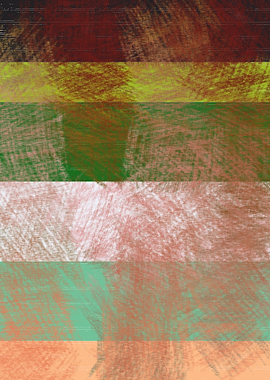 Abstract Color Block Painting