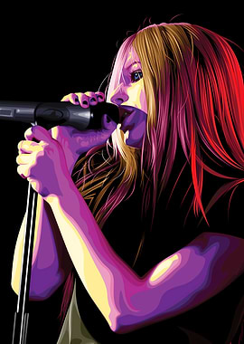 Avril lavigne Digital Art