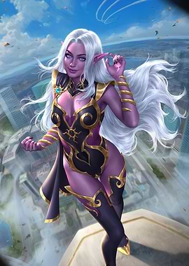 Saving Supervillains Book 3 Cover Art Print