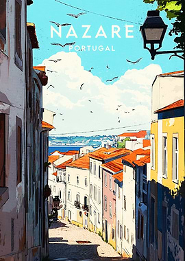 Nazaré, Portugal street view