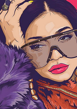 kylie jenner with Sunglasses