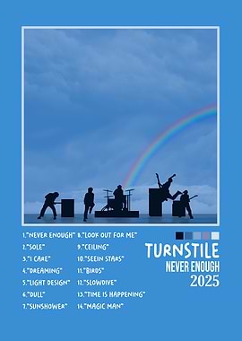 Turnstile Never Enough 2025 Album Cover