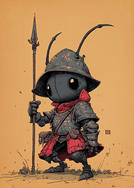 Ant Warrior with Spear
