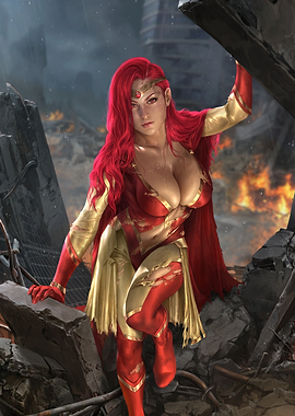 Saving Supervillains Book 5 Cover Art Print