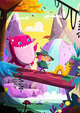 Whimsical Forest Adventure with Friends