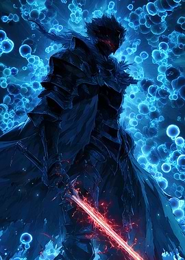 Dark Knight Glowing Sword