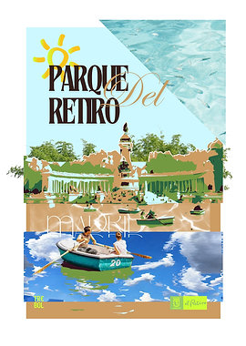Parque del Retiro, Madrid Poster