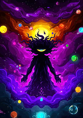 Cosmic Entity in a Colorful Universe