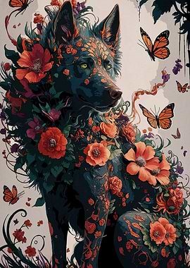 Floral Wolf Butterflies