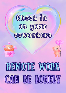 Remote Work Coworker Check-in