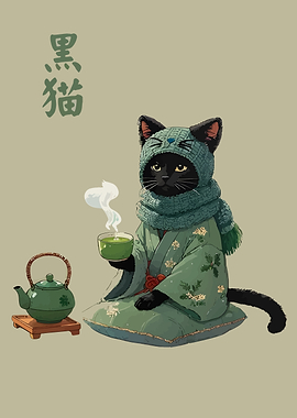 Black Cat Tea Time