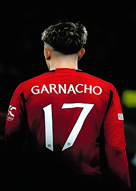 Garnacho Manchester United Jersey Number 17