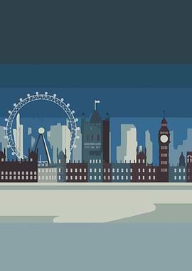 London Skyline Illustration