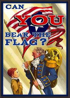Can You Bear the Flag Poster