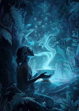 Mystical Woman Bowl Cave