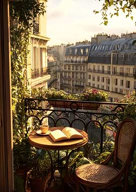 Parisian Balcony View