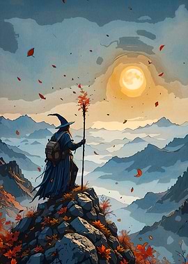 Wizard Mountain Peak Autumn