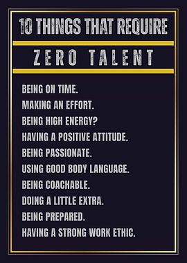 10 Things That Require Zero Talent