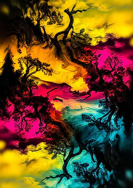 Abstract Colorful Trees