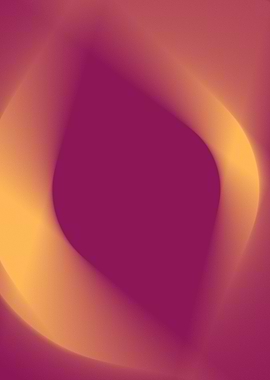 Abstract Gradient Swirl in Purple and Gold